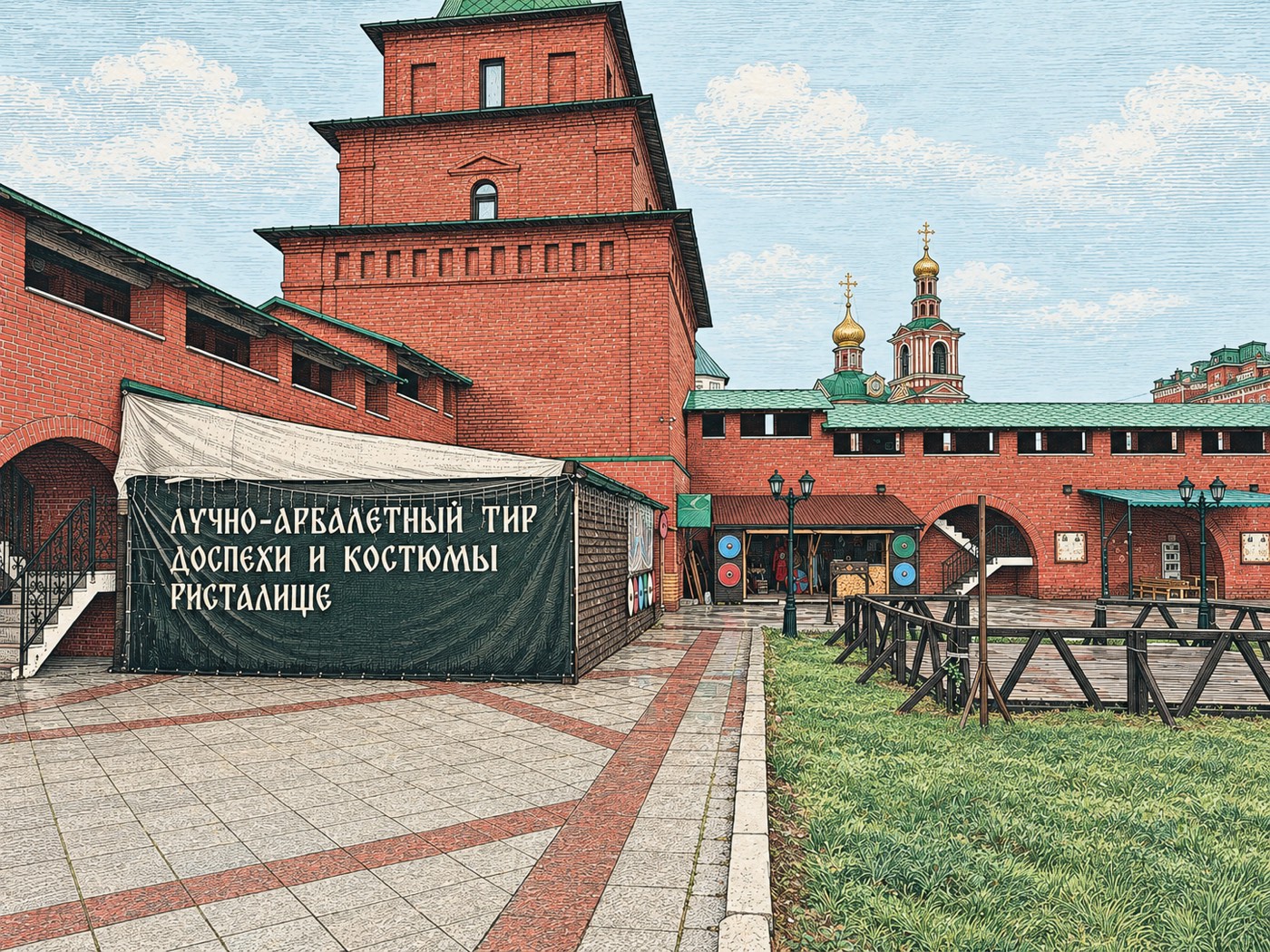Кремль · лучно-арбалетный тир